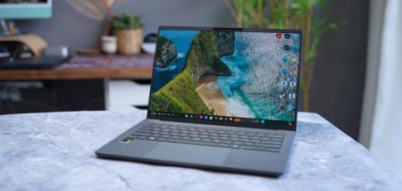 مراجعة مفصلة لجهاز لاب توب ASUS Zenbook A14: تصميم أنيق وأداء متميز